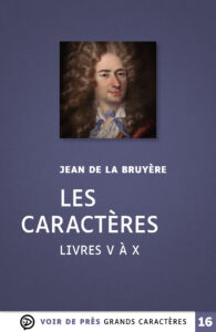 Couverture de l'ouvrage Les Caractères de Jean de La Bruyère